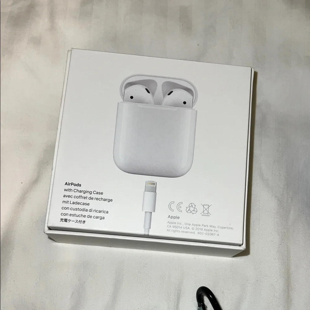 Apple Wireless AirPods 2 with Aqua Case